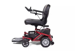 Golden Technologies LiteRider Envy red power wheelchair side view
