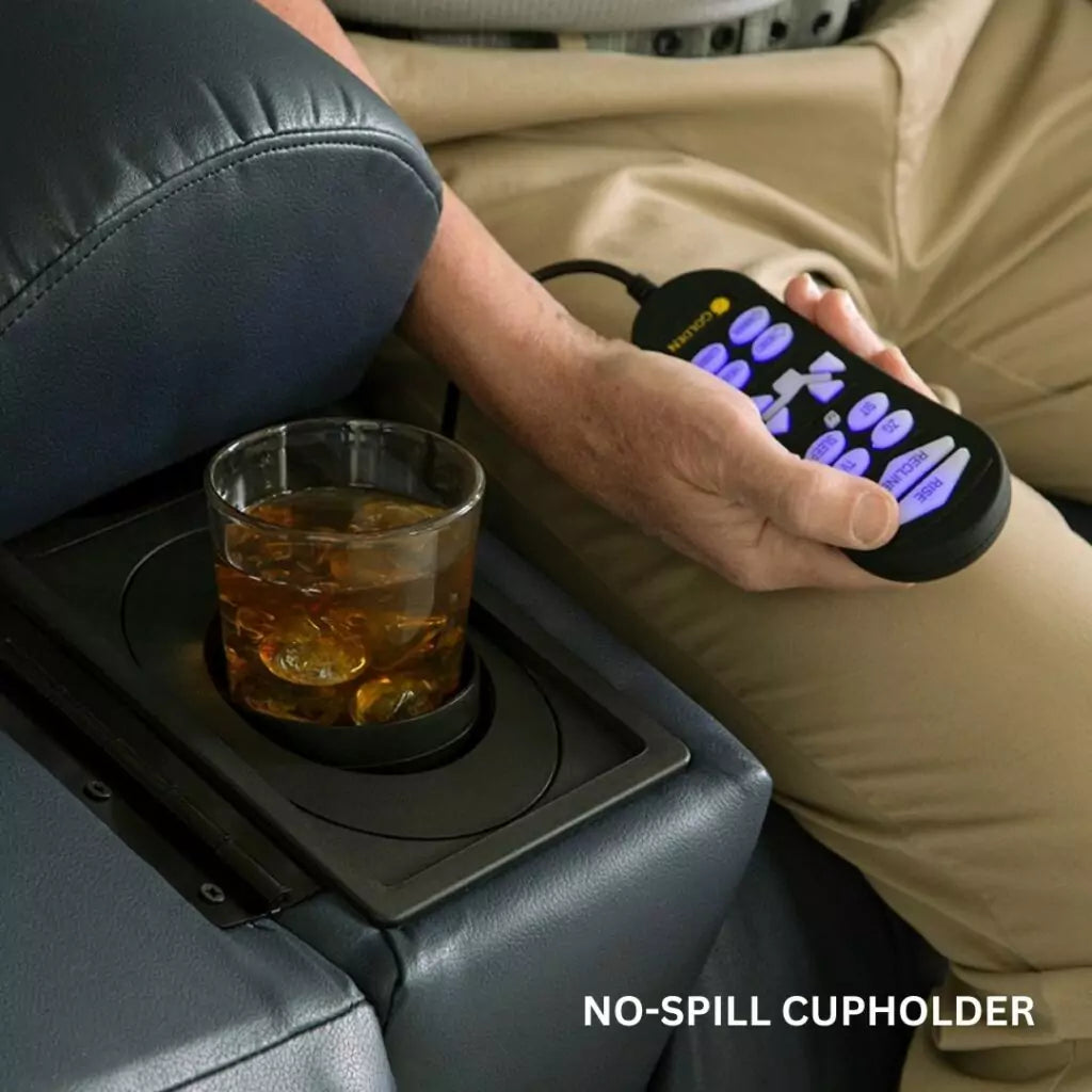 GOLDEN TECHNOLOGIES Regal Power Lift Recliner PR504 with No-Spill Cupholder and Remote Control