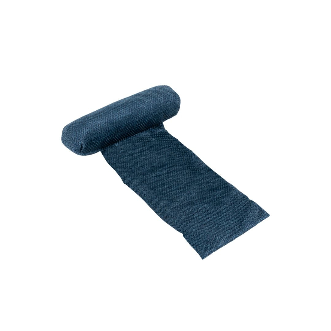 Pride Mobility navy blue supportive Head Pillow with textured fabric for comfort