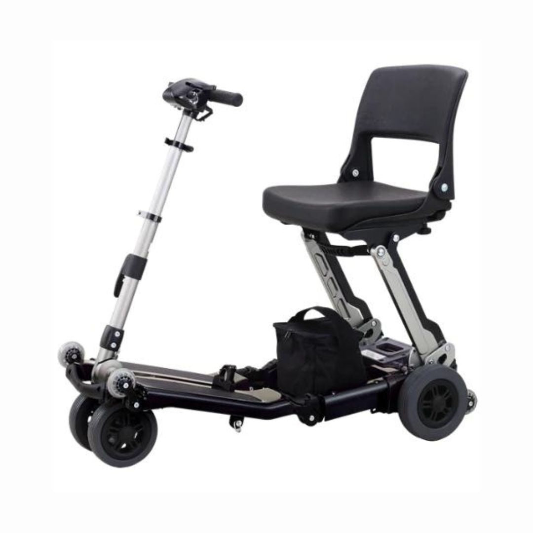 Luggie Classic II Powerful Foldable Mobility Scooter with a compact design and comfortable seating for easy transport