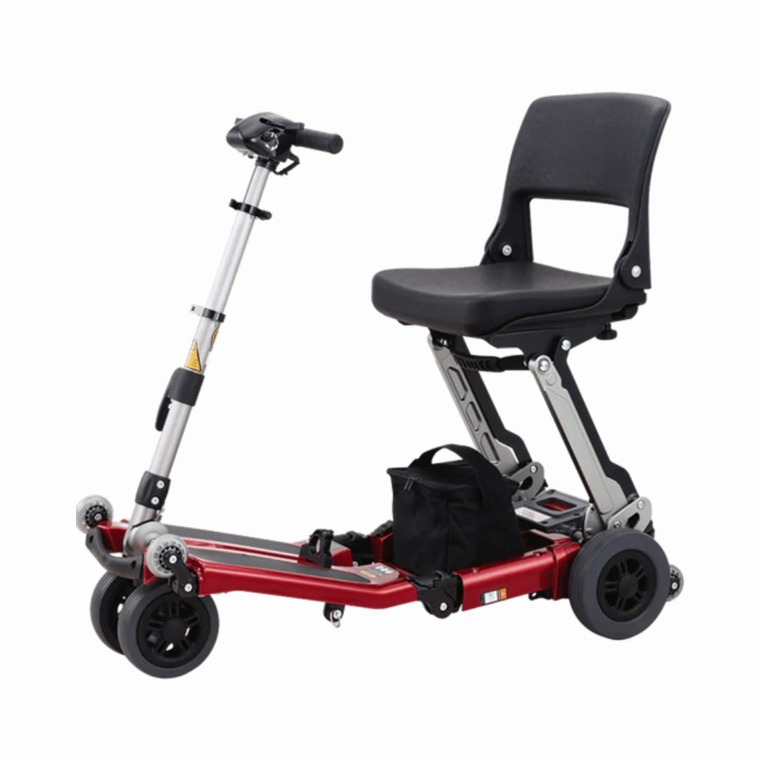 Luggie Classic II Powerful Foldable Mobility Scooter with adjustable seat and compact design for easy portability