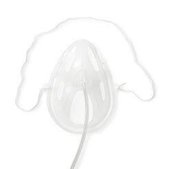 Oxy2Mask Oxygen Masks OP70258ML Medline clear disposable oxygen mask with tubing and elastic head strap