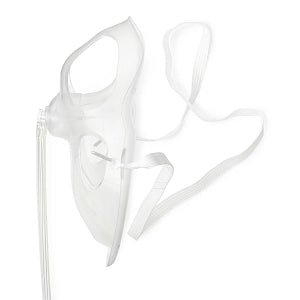 Medline clear plastic oxygen face mask with tubing and adjustable head strap Oxy2Mask Oxygen Masks OP70258ML