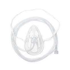 Medline Oxy2Mask Oxygen Masks OM112514ML clear adult oxygen mask with tubing and head strap for therapy