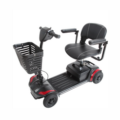 Journey Adventure 4 Wheel Mobility Scooter with Comfortable Seat and Storage Basket