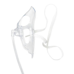 Medline Oxy2Mask Oxygen Masks OM11258ML clear adult oxygen mask with tubing and adjustable head strap