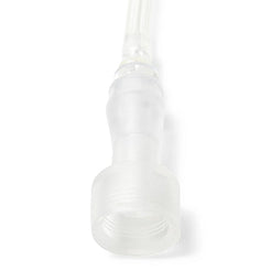 Medline Oxy2Mask Oxygen Masks OT70258ML clear oxygen tubing connector close up medical oxygen fitting