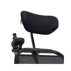 Pride Mobility Headrest Attendant Control Bundle in Black with Adjustable Headrest
