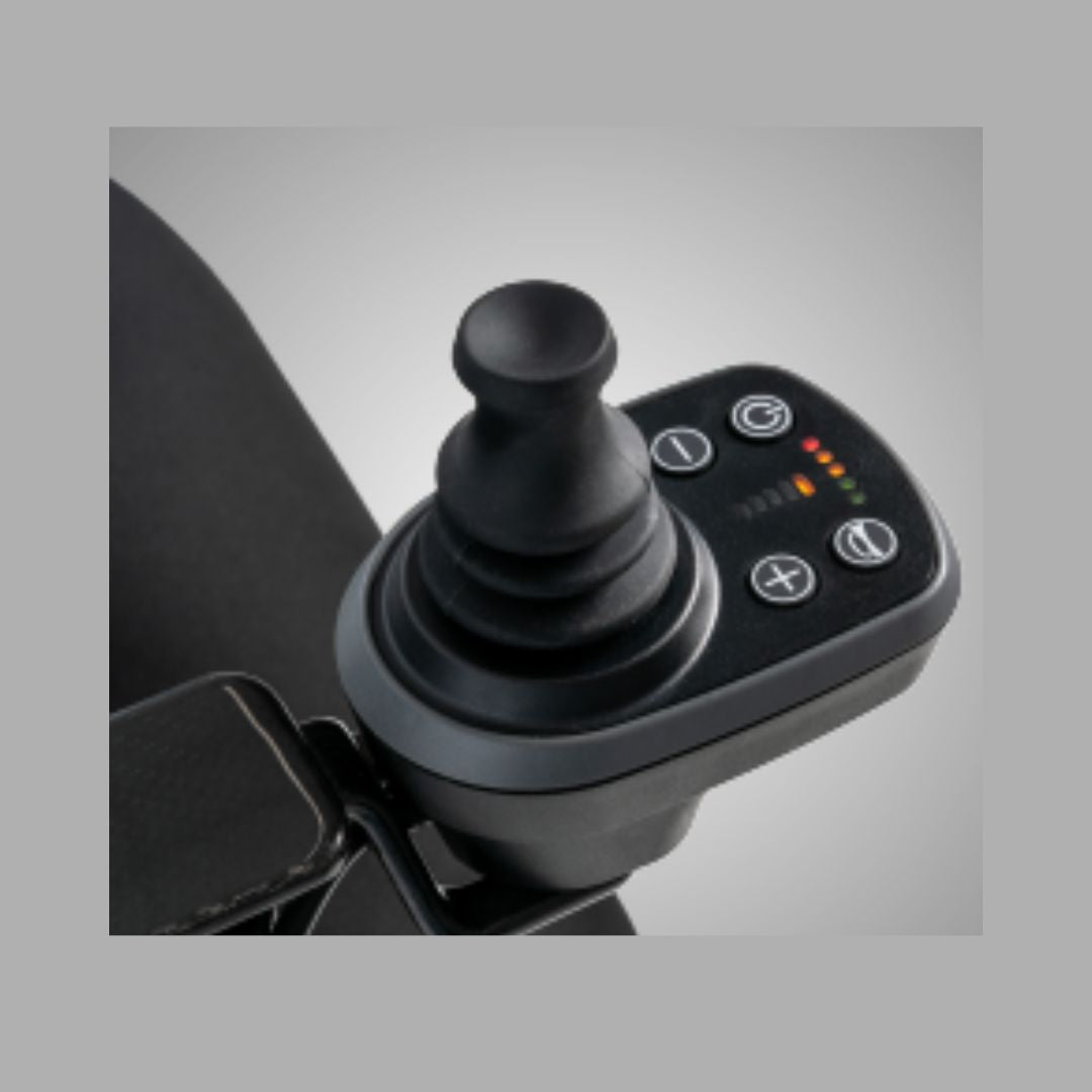 Pride Mobility Jazzy Ultra Light Carbon Fiber Foldable Power Chair joystick controller and control buttons