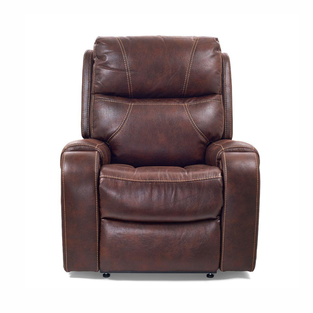 GOLDEN TECHNOLOGIES Titan with Twilight Power Lift Chair Recliner in brown, front view
