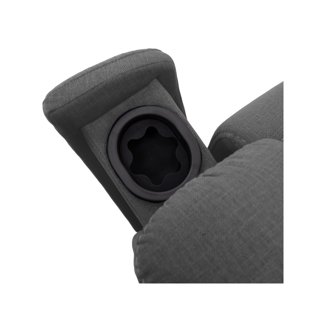 Pride Mobility Evolution Collection Medical Lift Chairs LC435XXL gray armrest with cup holder