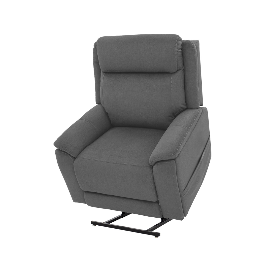 Pride Mobility Evolution Collection Medical Lift Chairs LC435XXL in gray reclining position