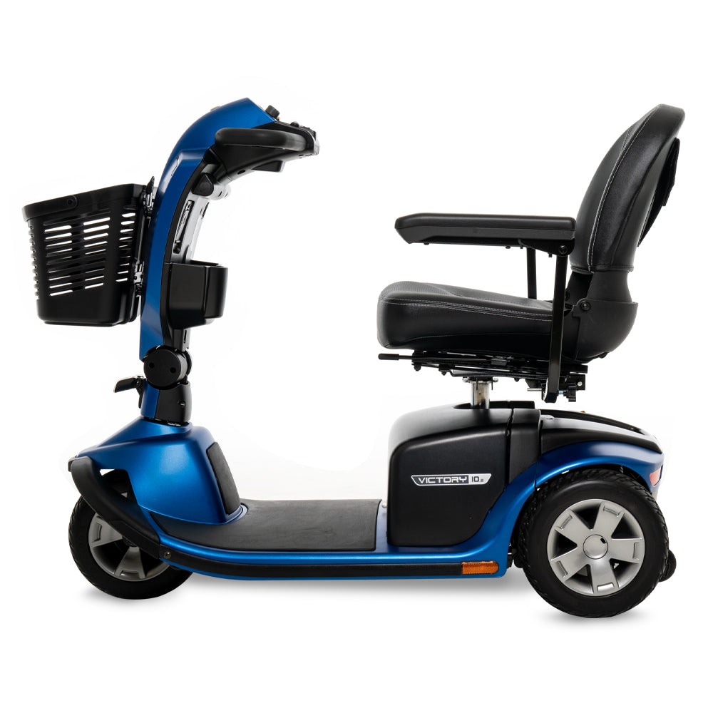 Pride Mobility Victory 10.2 3 Wheel Scooter with Comfortable Seat and Storage Basket