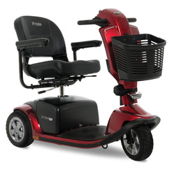 Pride Mobility Victory 10.2 3 Wheel Mobility Scooter with Comfortable Seat and Storage Basket