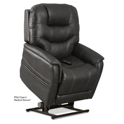 Pride Mobility VivaLift Elegance 2 PLR975M black leather power lift recliner chair with remote control
