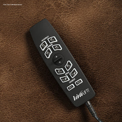 Pride Mobility VivaLift Elegance 2 PLR975M black remote control with adjustable position buttons