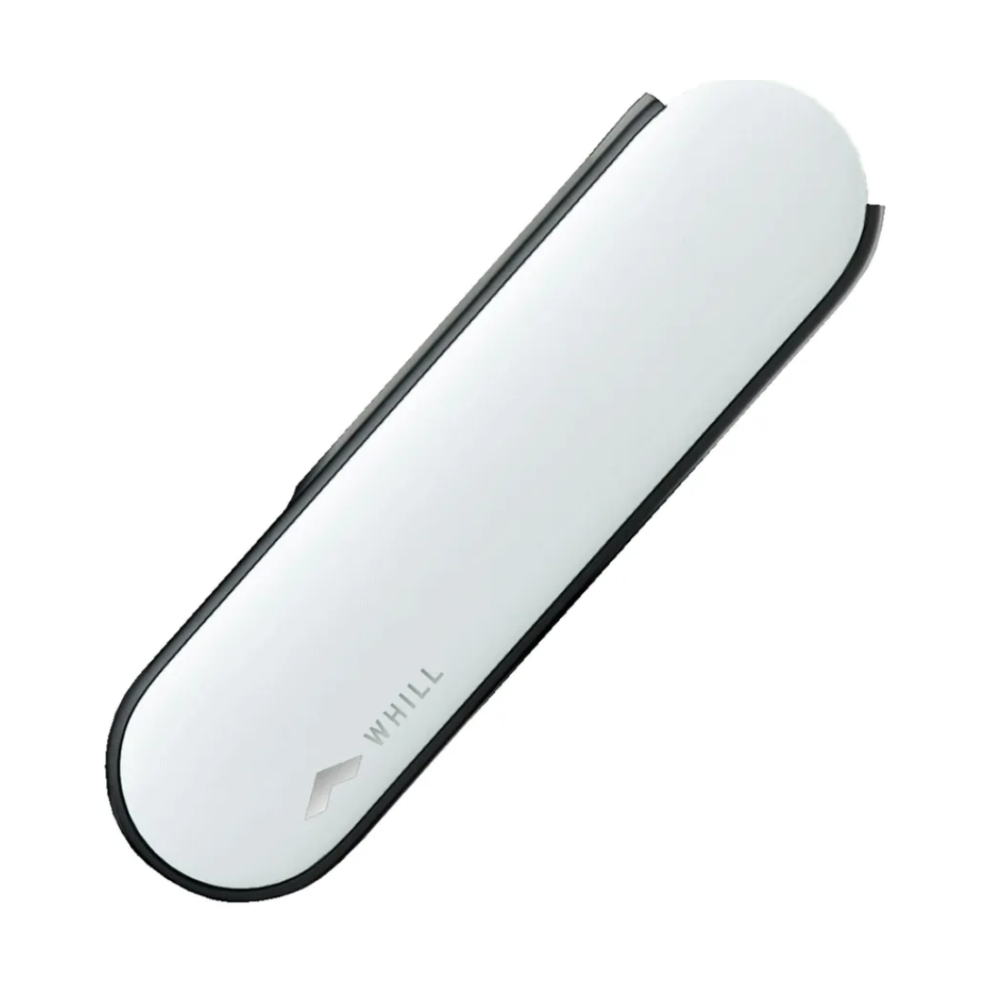 WHILL Model C2 Arm Covers in white view for stylish mobility enhancement
