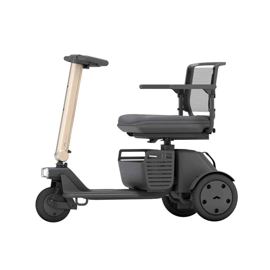 WHILL Model R Urban Mobility Scooter with sleek design and comfortable seating for easy transportation