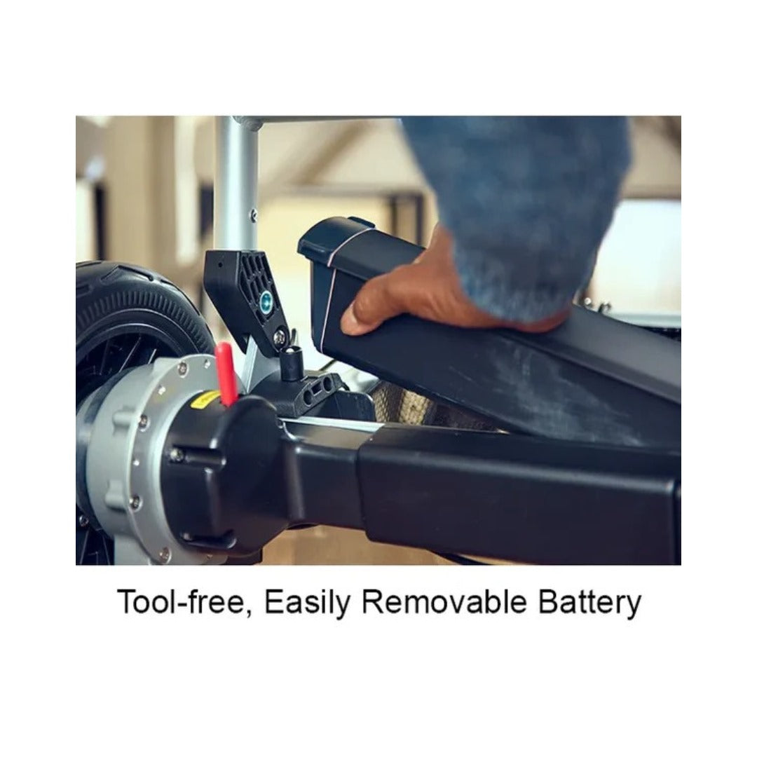 Journey Health & Lifestyle Zoomer Electric Power Mobility Folding Chair with removable battery